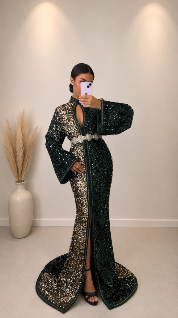 Caftan Emeraude Royal