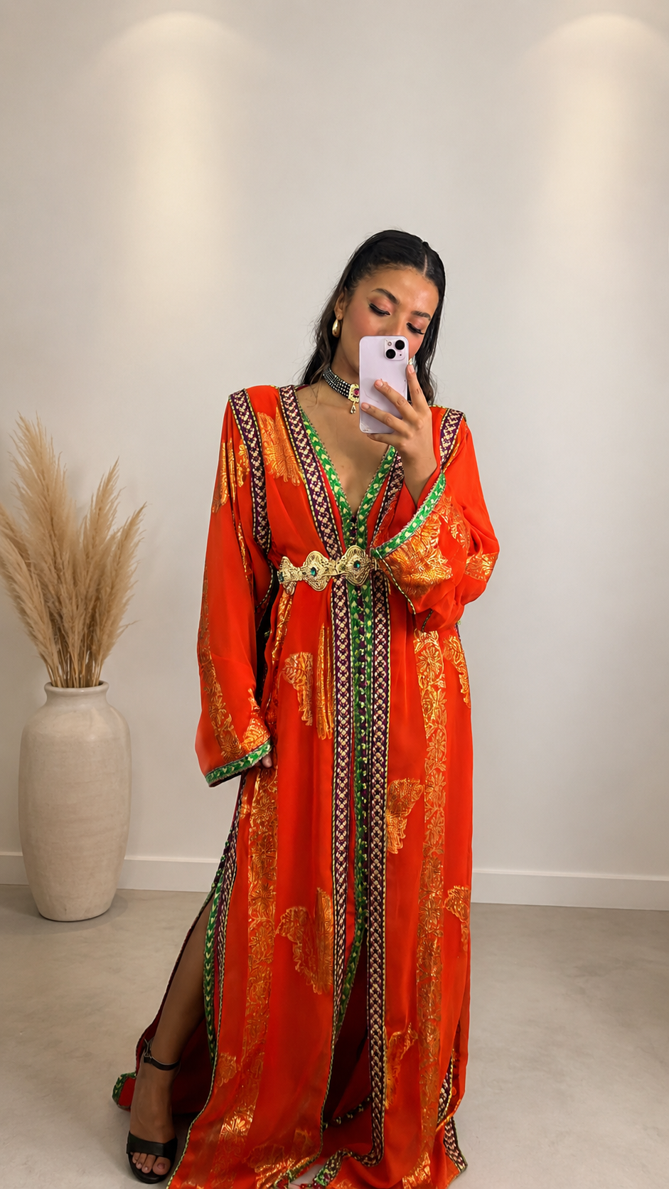 Caftan Rubis Impérial 2Piece